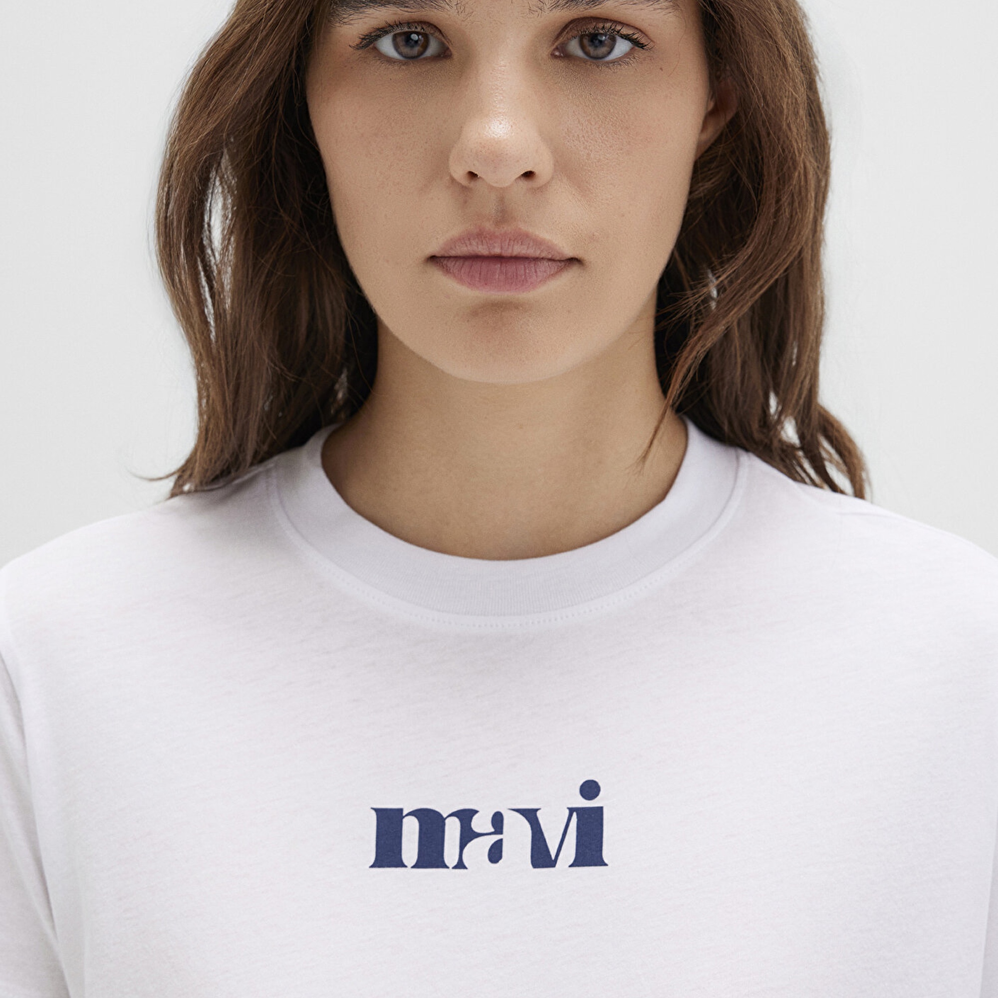 Mavi Mavi Baskılı Beyaz Tişört Regular Fit / Normal Kesim 1612241-620