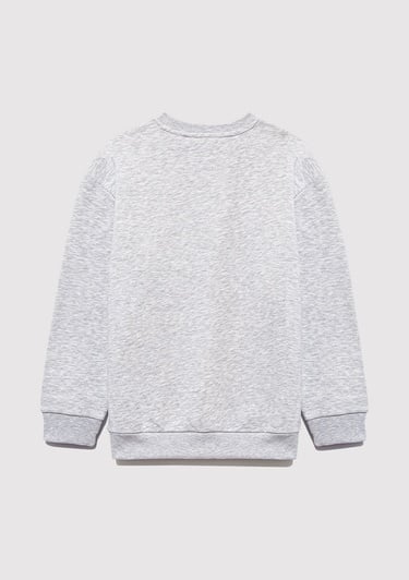  Mavi Mavi Logo Baskılı Gri Sweatshirt 6S10031-85438