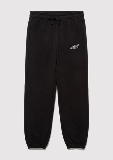  Mavi Mavi Logo Baskılı Siyah Eşofman Altı 6010004-900