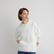 Mavi Kapüşonlu Beyaz Basic Sweatshirt 167299-70057