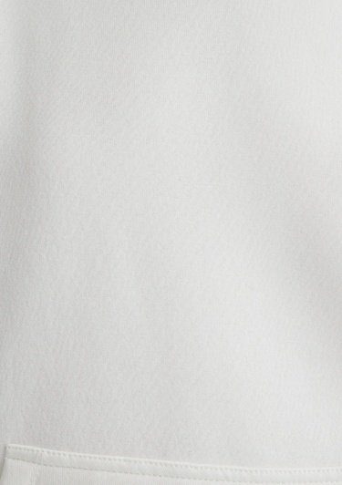  Mavi Kapüşonlu Beyaz Basic Sweatshirt 167299-70057