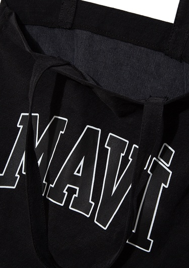  Mavi Mavi Logolu Siyah Omuz Çantası 1912566-900