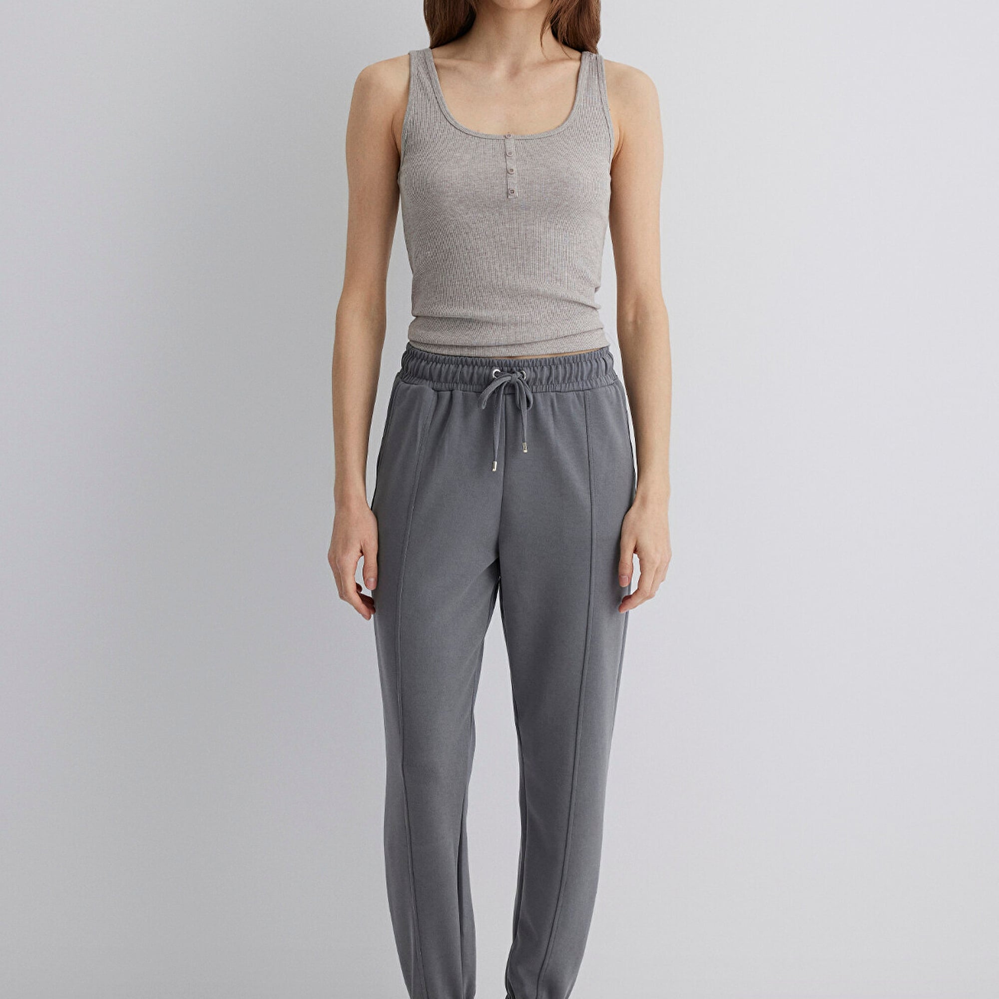 Mavi Lux Touch TENCEL TM Antrasit Modal Eşofman Altı 1600453-70122