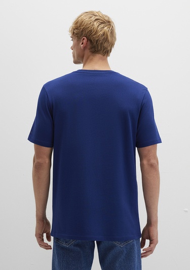  Mavi İstanbul Baskılı Lacivert Tişört Regular Fit / Normal Kesim 0611789-70758