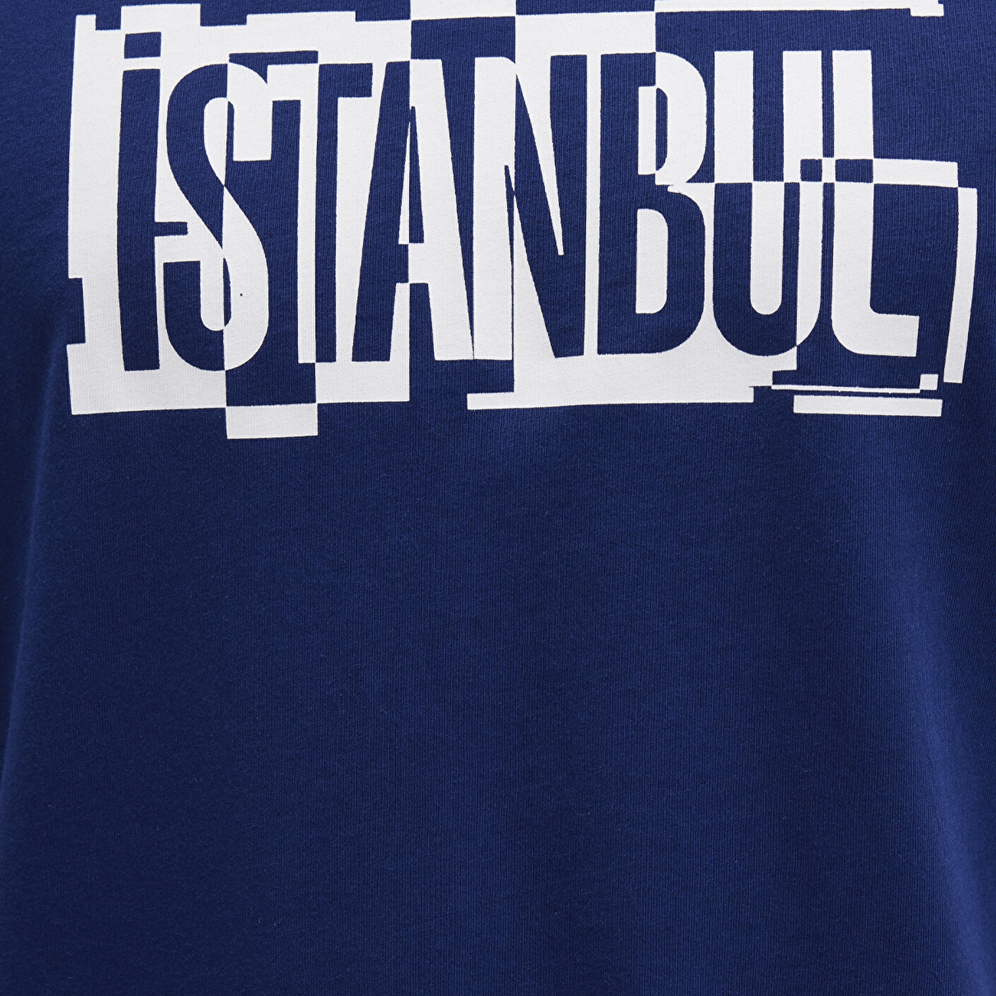 Mavi İstanbul Baskılı Lacivert Tişört Regular Fit / Normal Kesim 0611789-70758