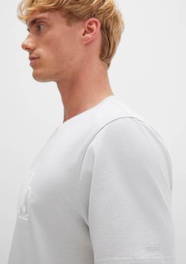  Mavi İstanbul Baskılı Gri Tişört Regular Fit / Normal Kesim 0611789-80618