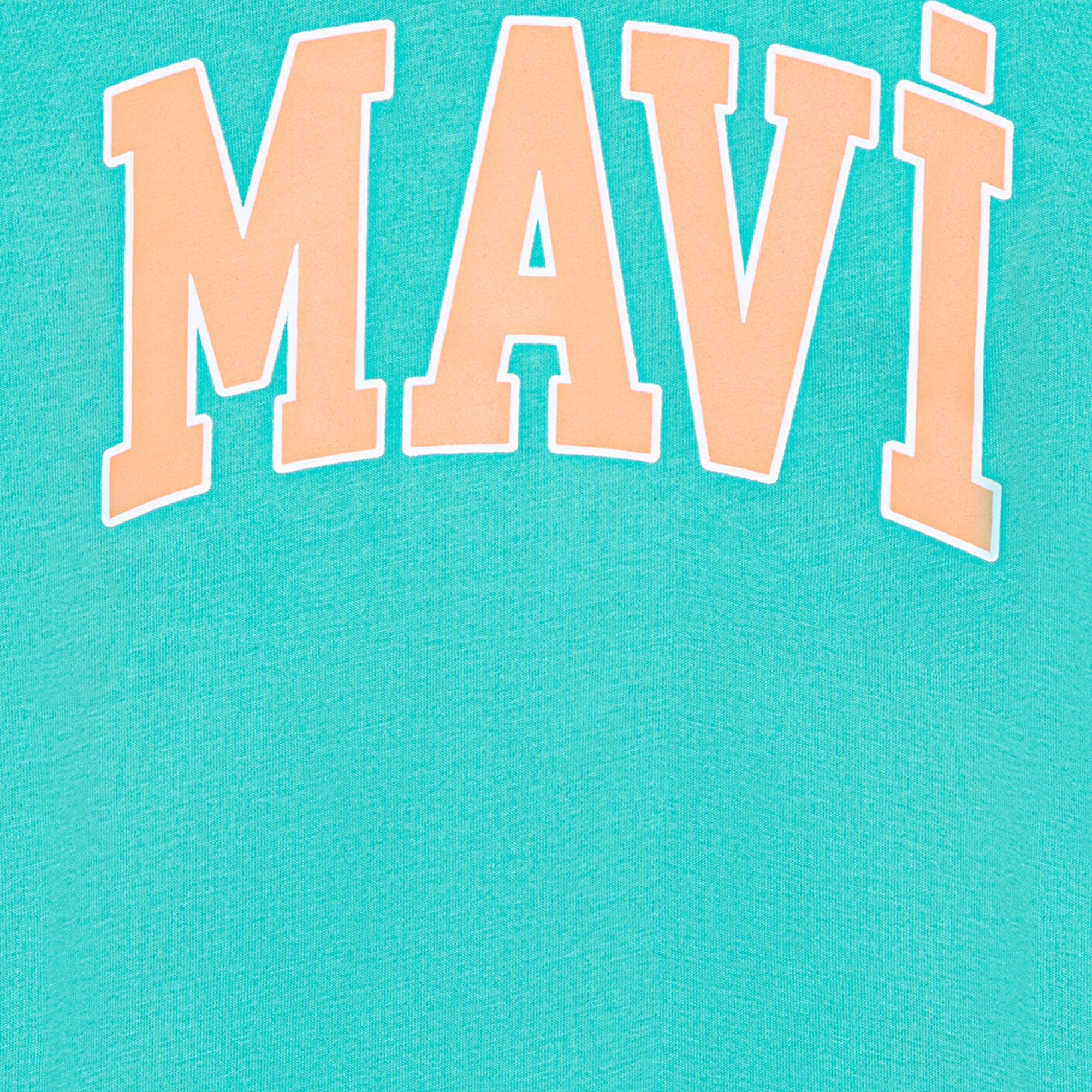 Mavi Mavi Logo Baskılı Yeşil Tişört Regular Fit / Normal Kesim 7610109-71724