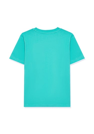  Mavi Mavi Logo Baskılı Yeşil Tişört Regular Fit / Normal Kesim 7610109-71724