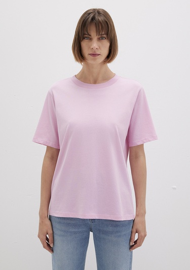  Mavi Pembe Basic Tişört Regular Fit / Normal Kesim 1600955-71117