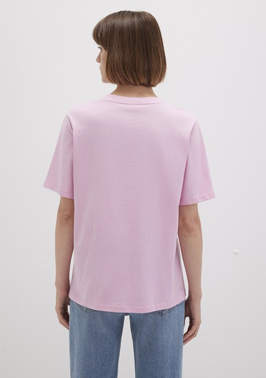  Mavi Pembe Basic Tişört Regular Fit / Normal Kesim 1600955-71117