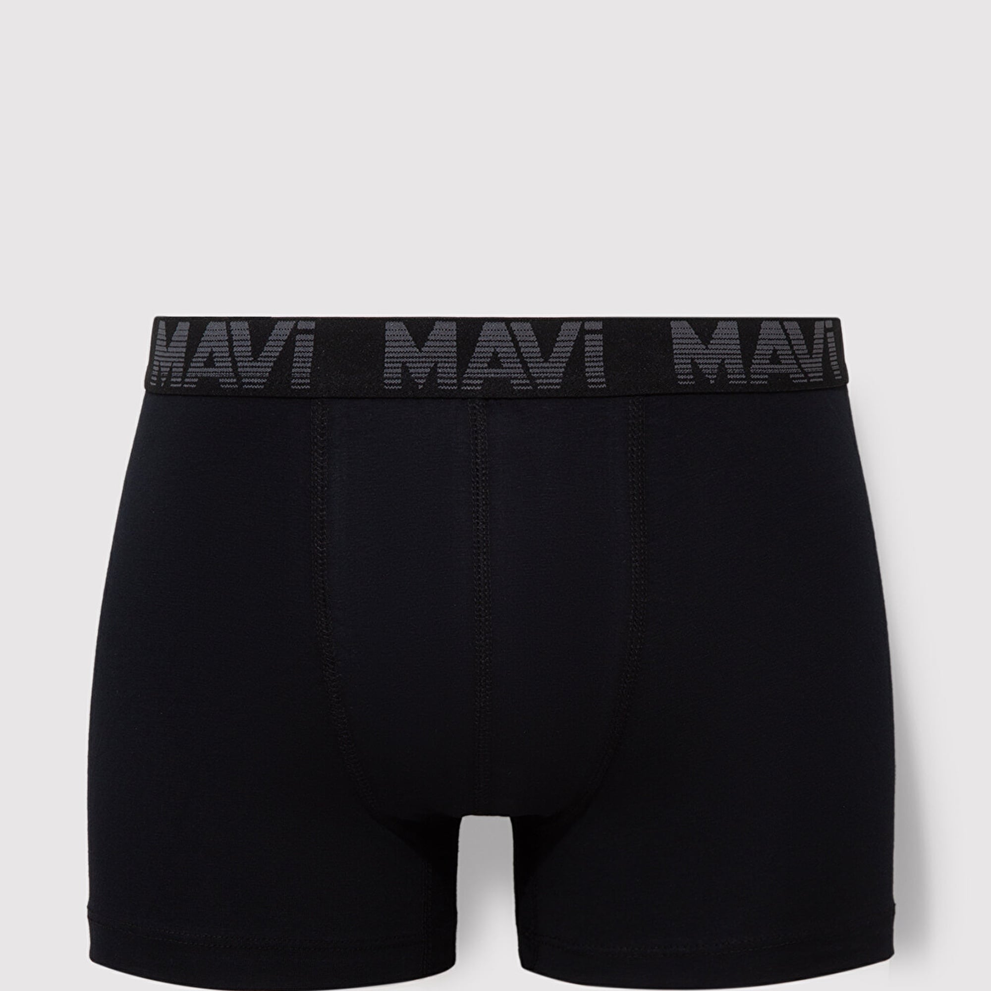 Mavi 3lü Siyah Basic Boxer 0911504-900