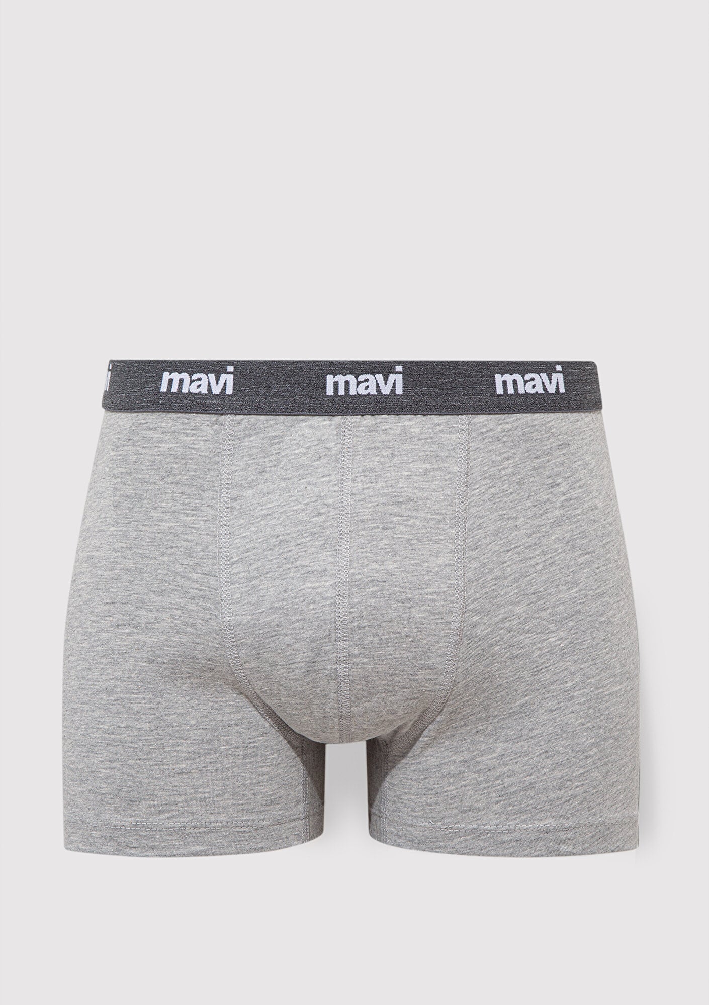  Mavi Gri Basic Boxer 0911180-82816
