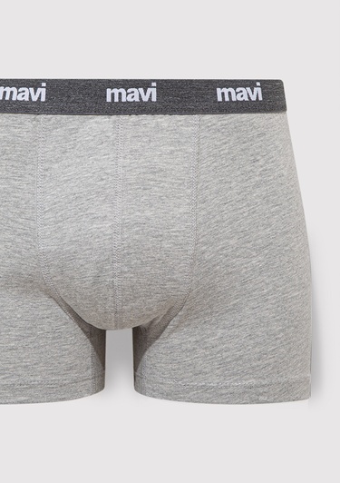  Mavi Gri Basic Boxer 0911180-82816