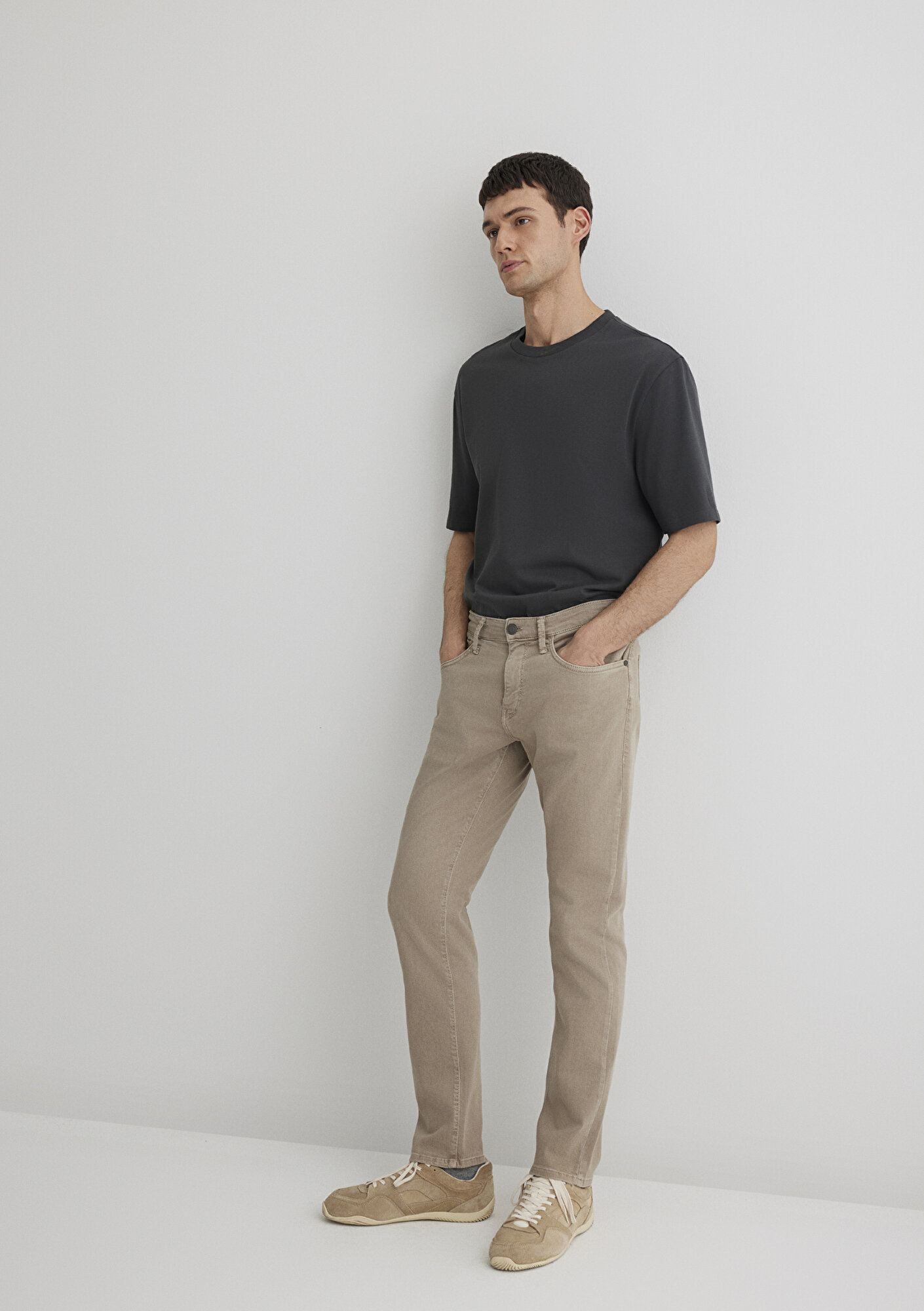  Mavi Marcus Bej Comfort Gabardin Pantolon 0035186566