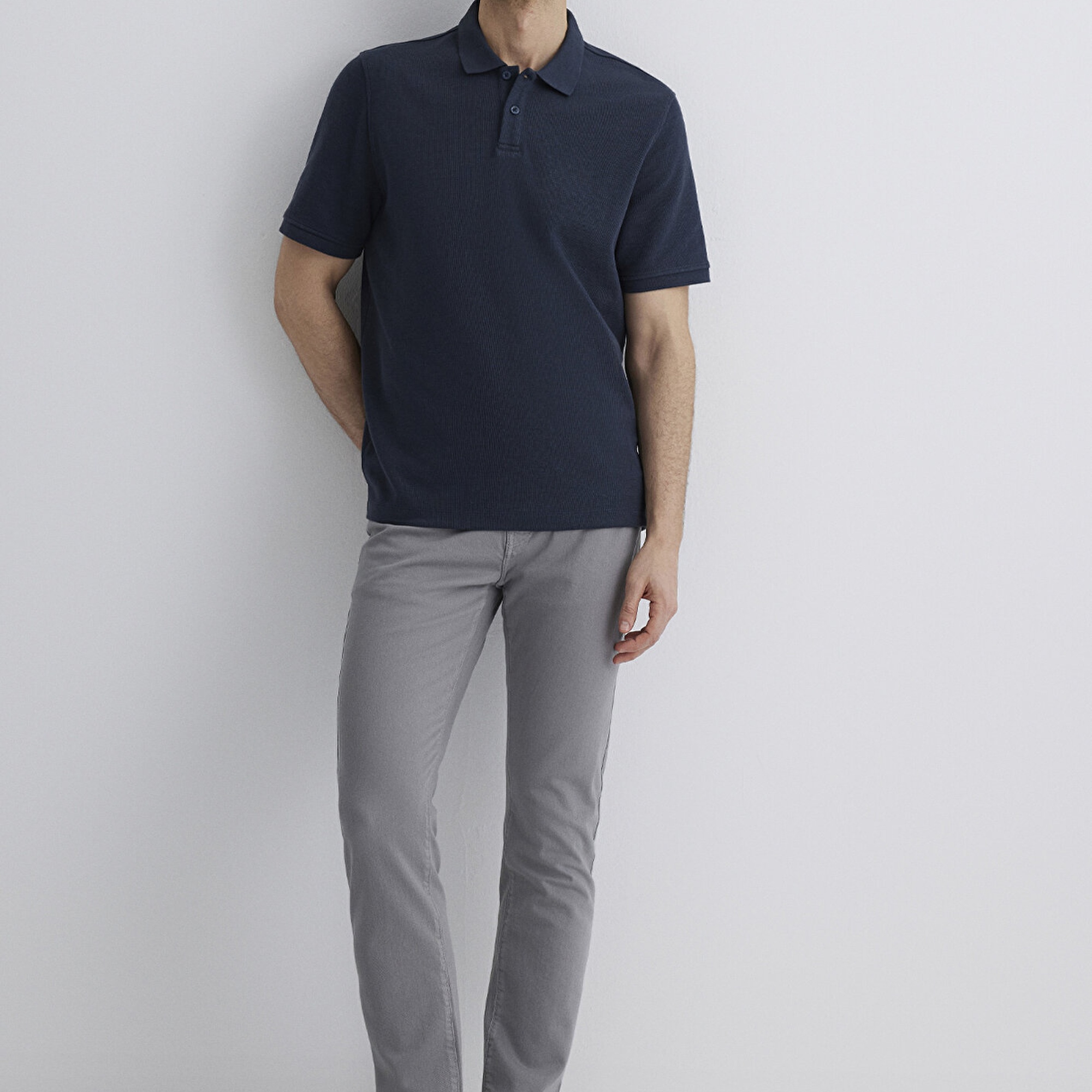 Mavi Jake Gri Comfort Gabardin Pantolon 0042286794