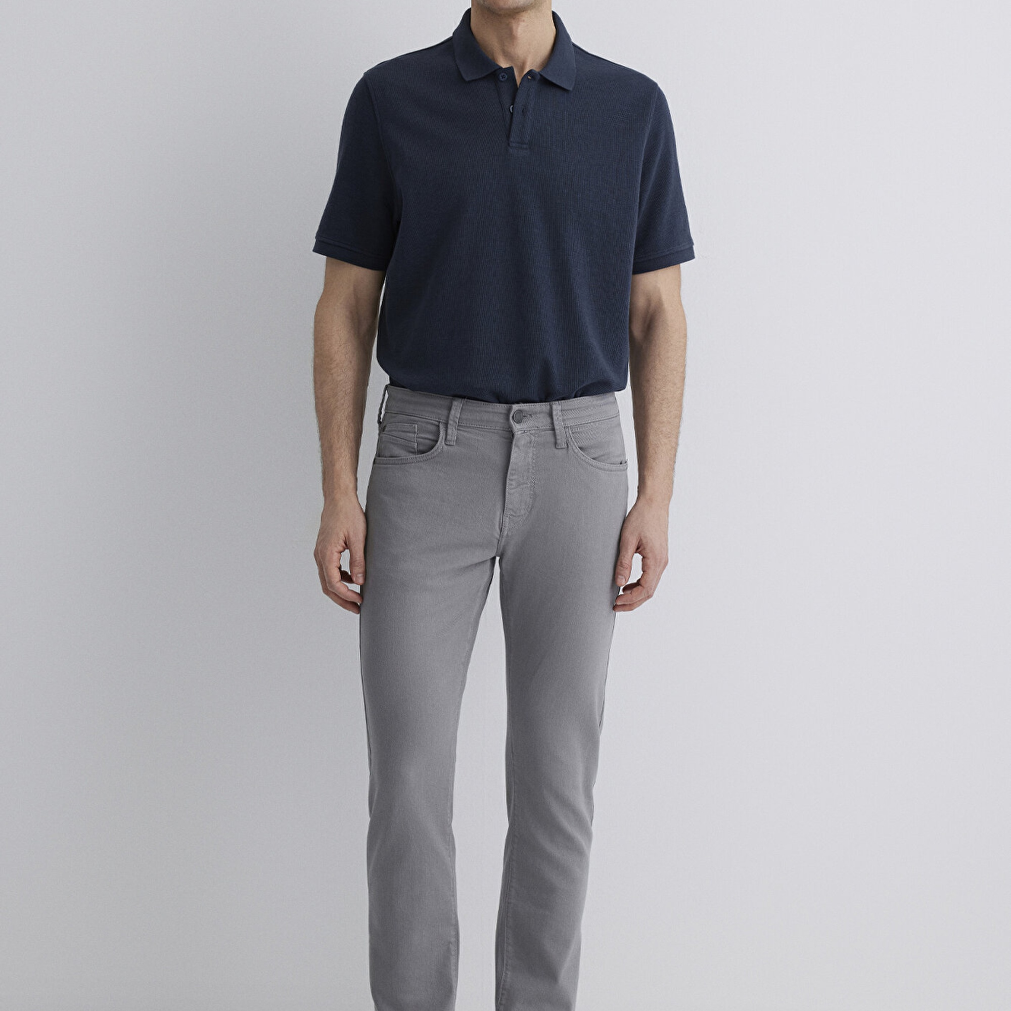 Mavi Jake Gri Comfort Gabardin Pantolon 0042286794