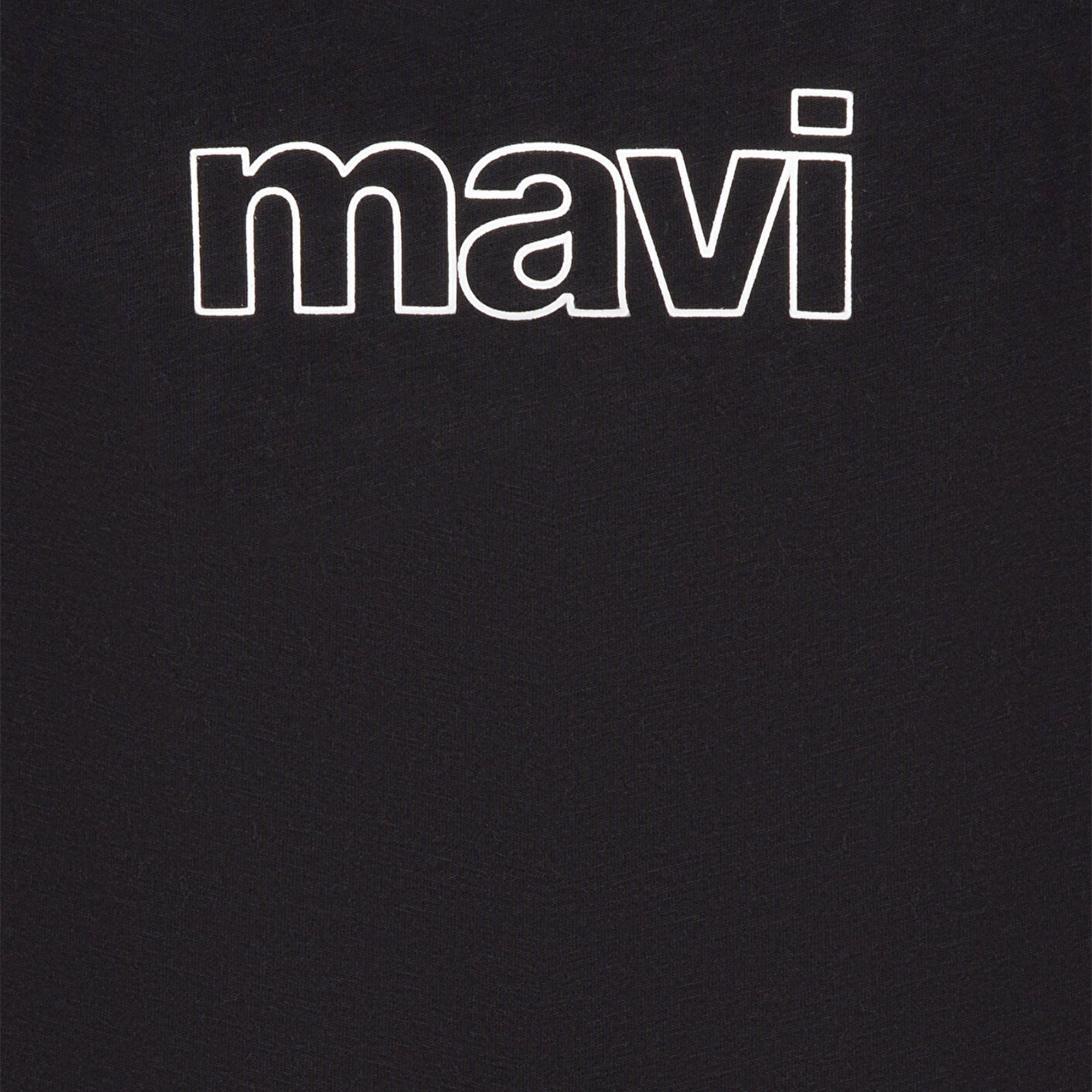Mavi Mavi Logo Baskılı Siyah Tişört Regular Fit / Normal Kesim 66323900