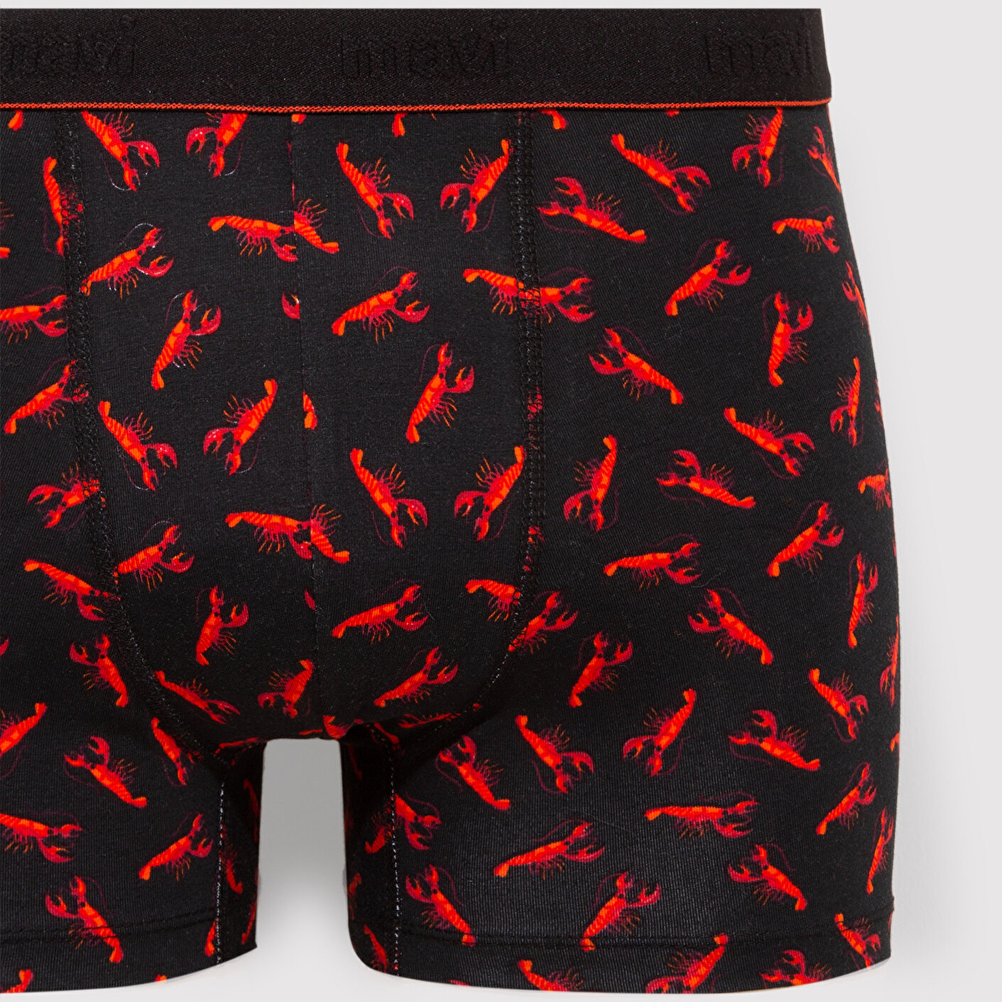 Mavi Istakoz Baskılı Siyah Boxer 0911307-900