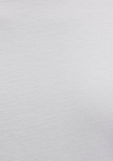  Mavi Etiket Detaylı Gri Basic Tişört Loose Fit / Bol Rahat Kesim 0611824-70075