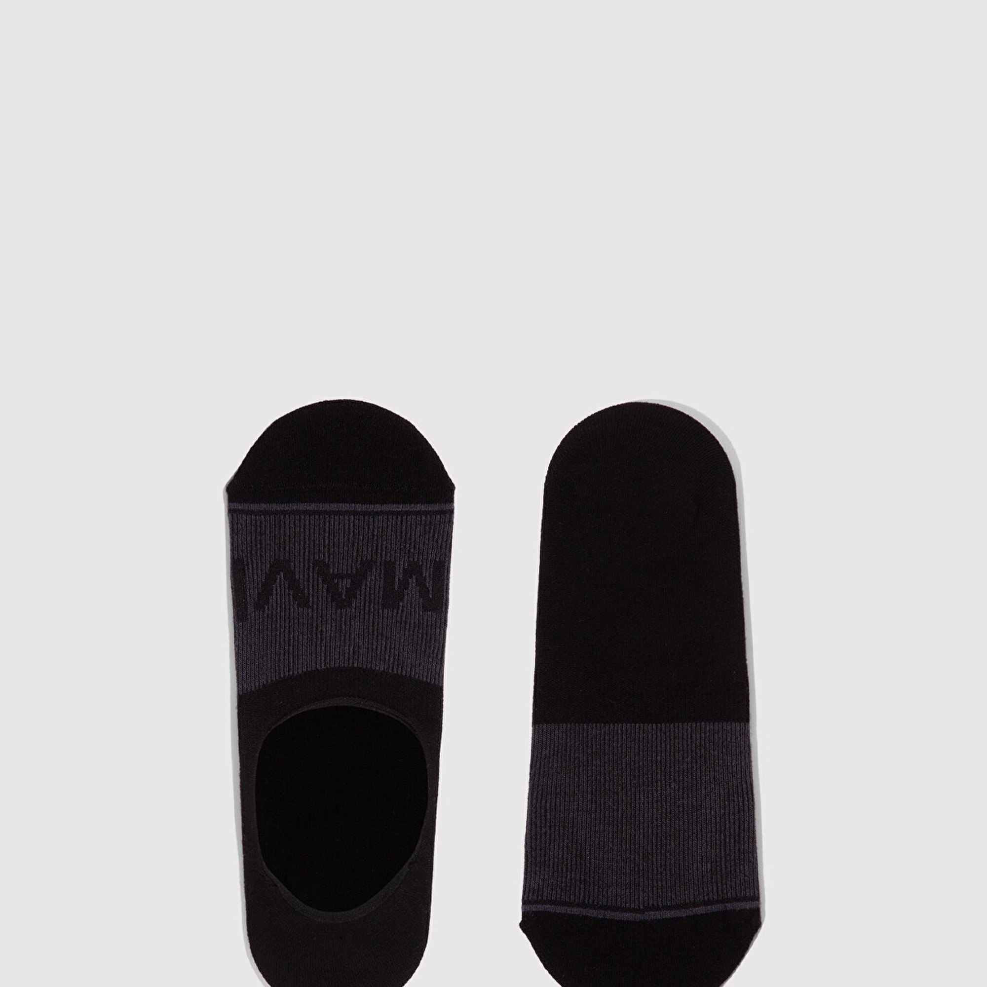 Mavi Mavi Logo Baskılı Siyah Babet Çorabı 0911319-900