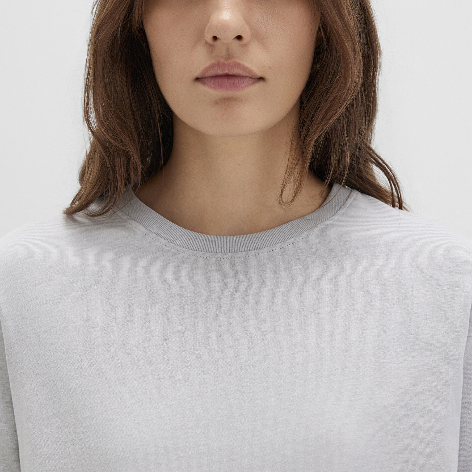 Mavi Gri Basic Tişört Regular Fit / Normal Kesim 1600965-70075