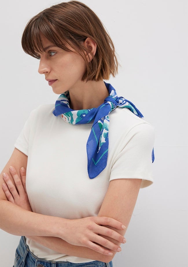  Mavi Baskılı Mavi Bandana 1912237-70865