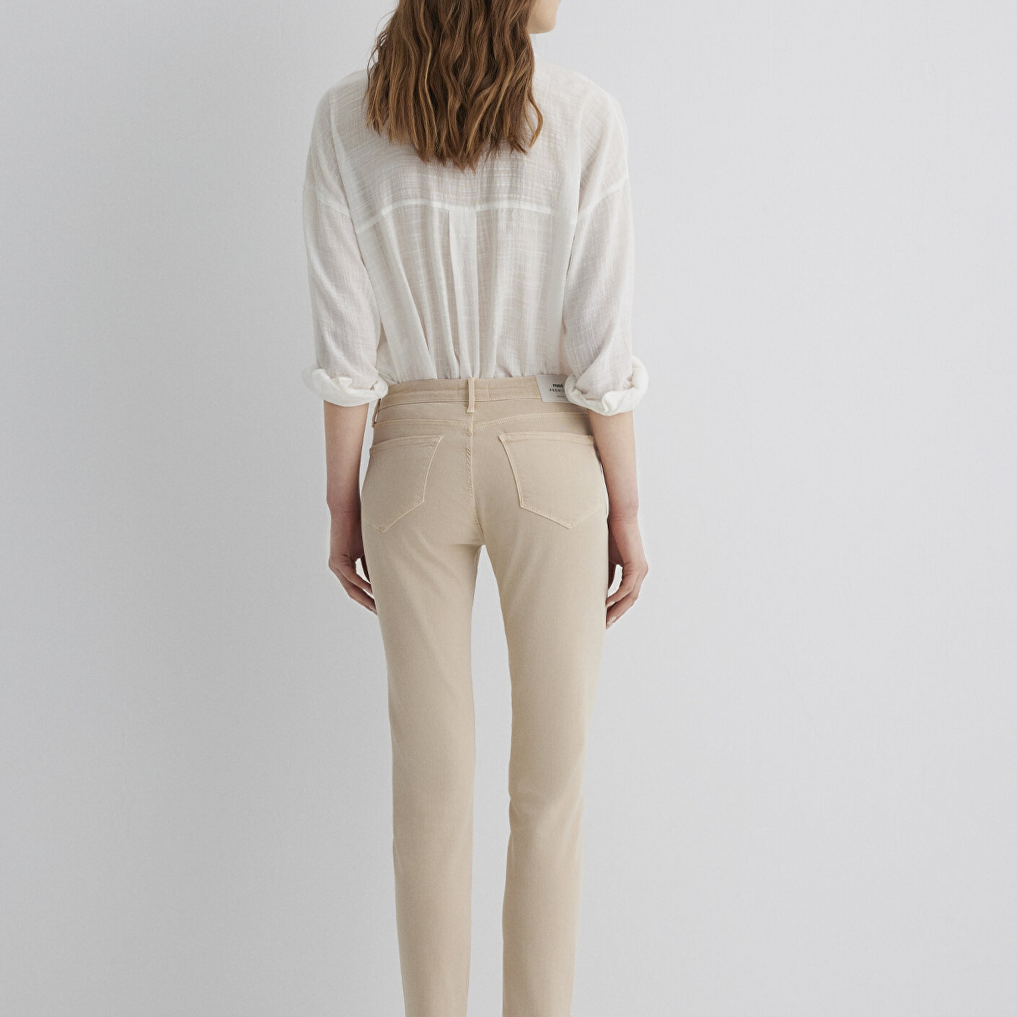 Mavi Ada Mavi Premium Krem Gabardin Pantolon 1020586447