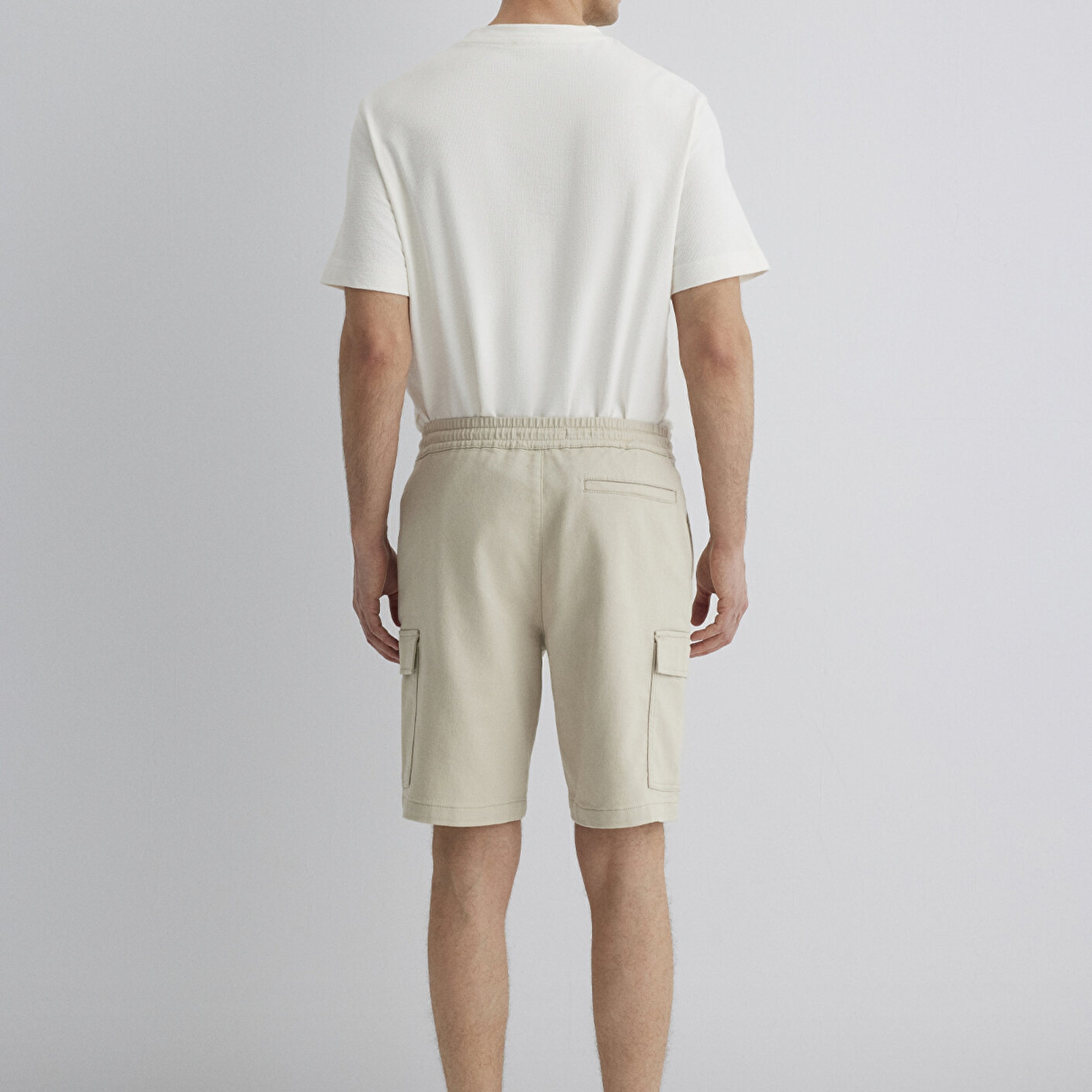 Mavi Bej Kargo Şort 0410107-70039