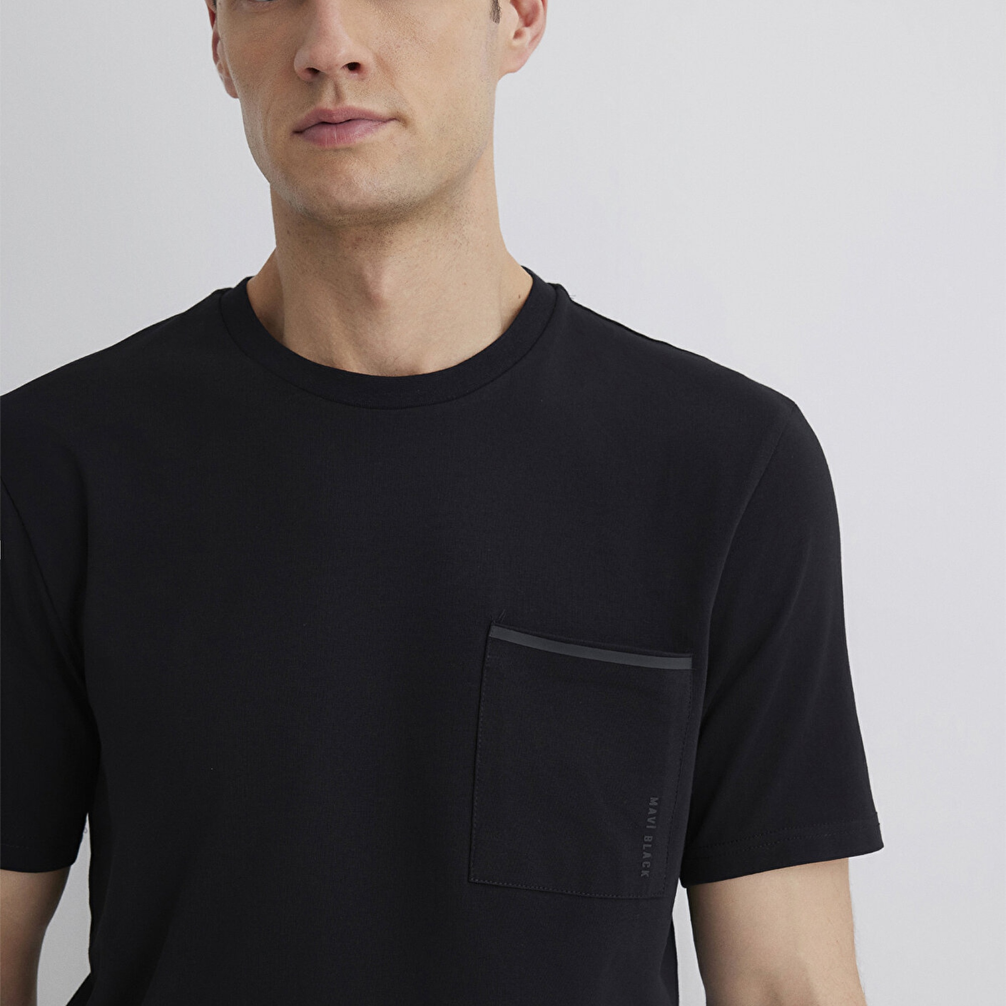 Mavi Mavi Black Baskılı Siyah Tişört Regular Fit / Normal Kesim 0611834-900