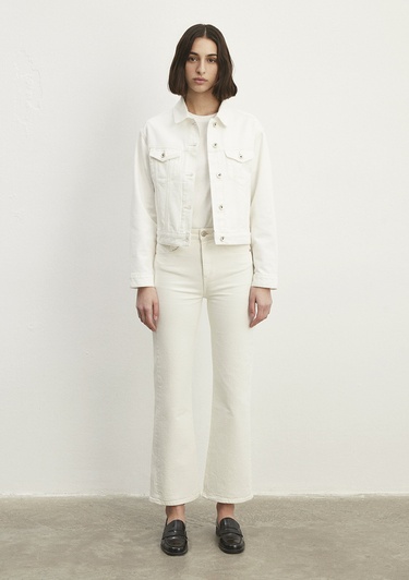  Mavi Megi Mavi Premium Kırık Beyaz Jean Ceket 1110389-86745