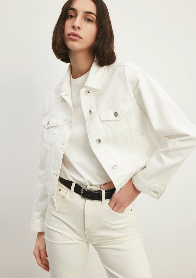  Mavi Megi Mavi Premium Kırık Beyaz Jean Ceket 1110389-86745