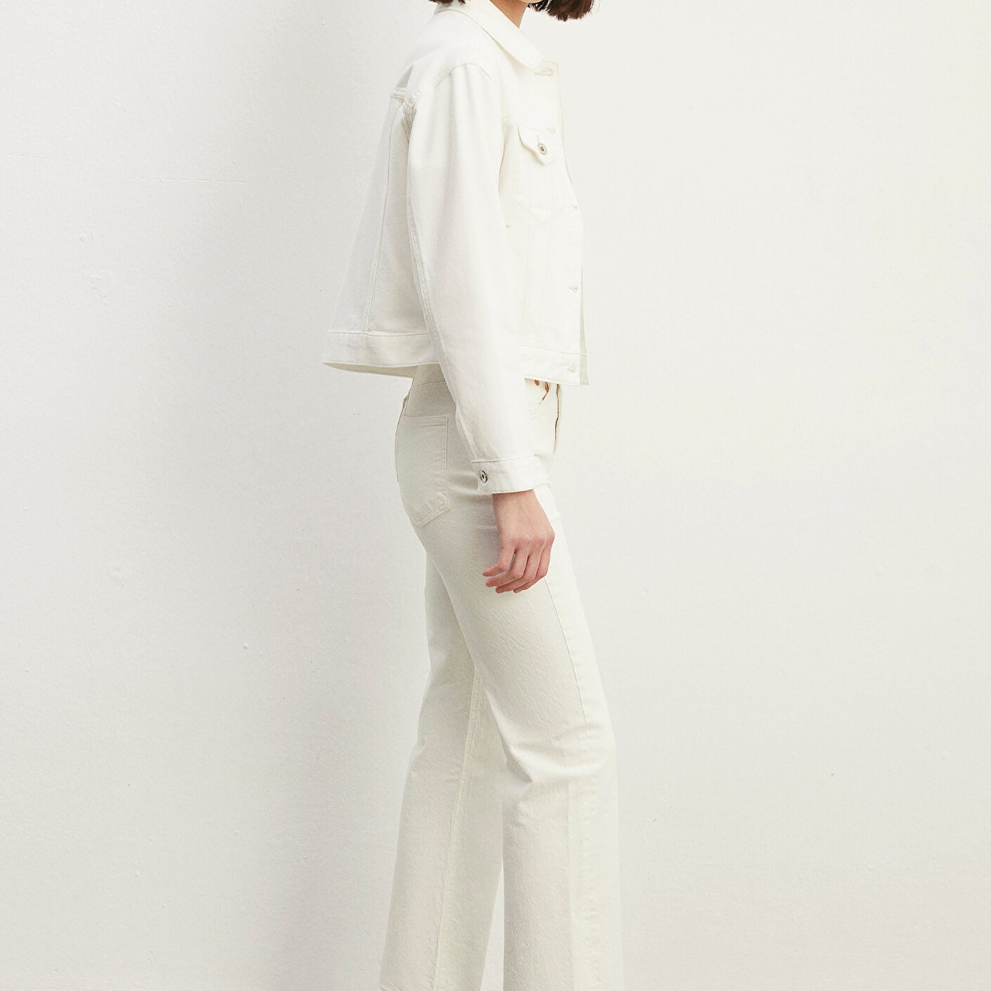 Mavi Megi Mavi Premium Kırık Beyaz Jean Ceket 1110389-86745