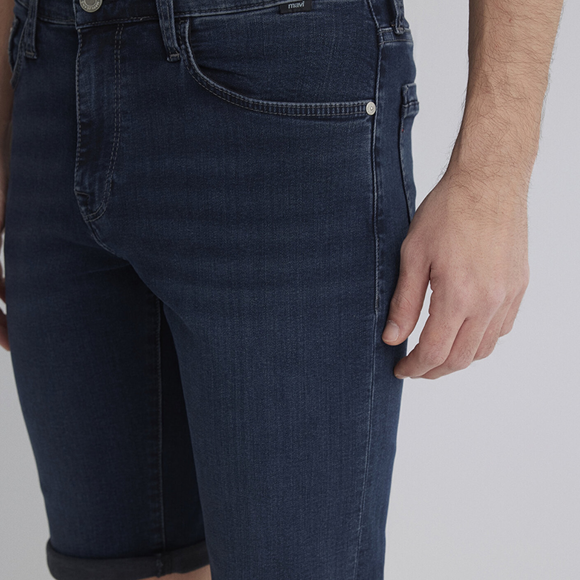 Mavi Nicholas Mavi Premium Gece Mavisi Jean Şort 0416087141