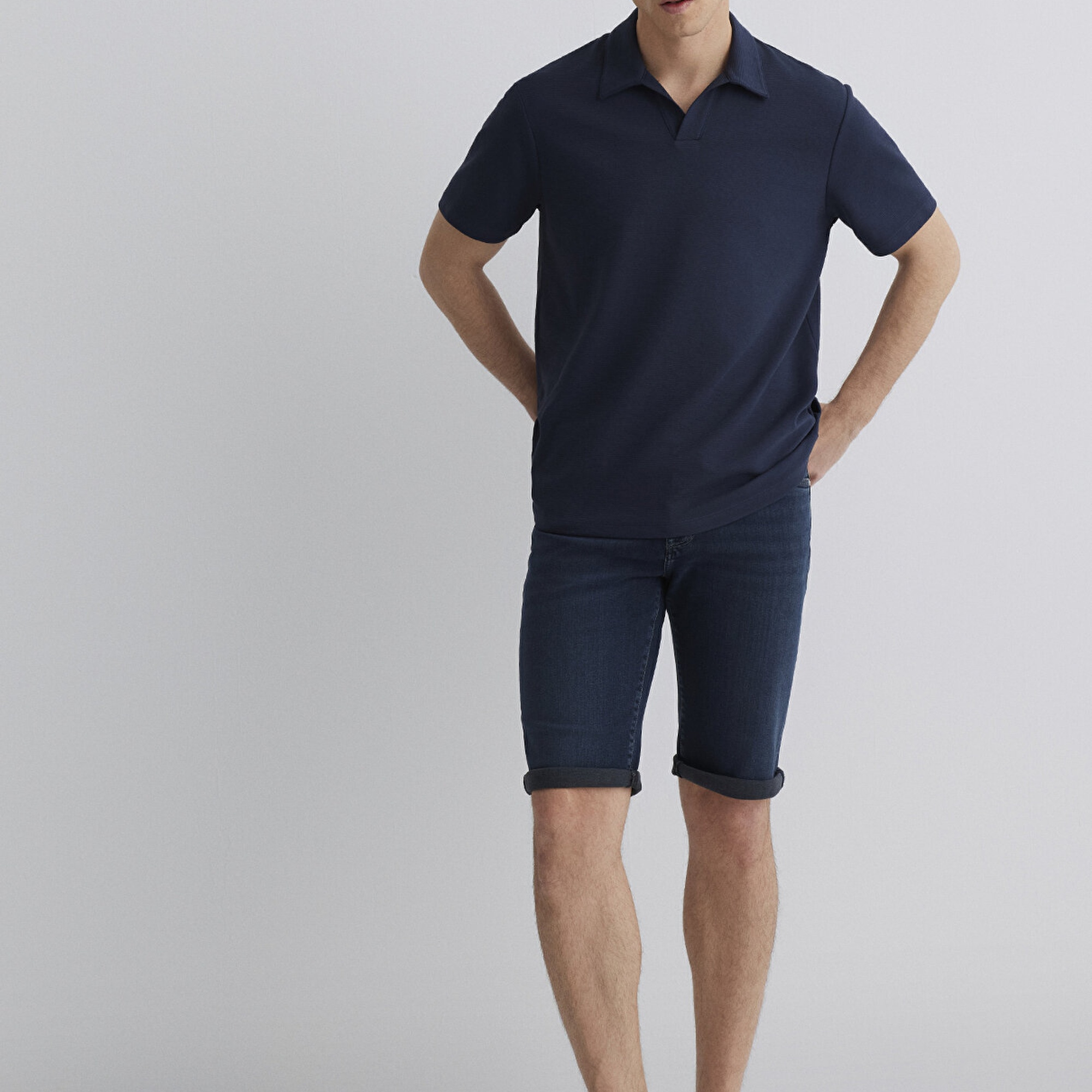 Mavi Nicholas Mavi Premium Gece Mavisi Jean Şort 0416087141