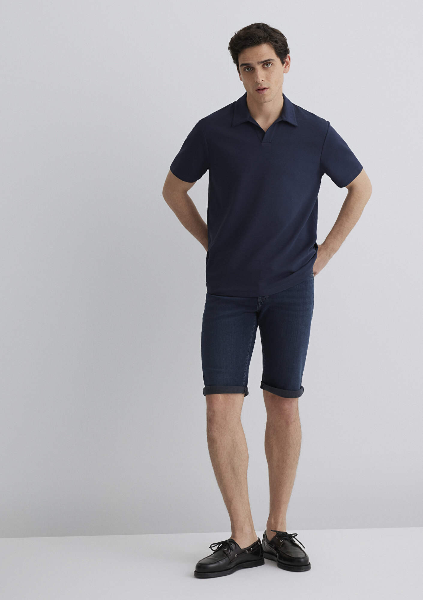  Mavi Nicholas Mavi Premium Gece Mavisi Jean Şort 0416087141