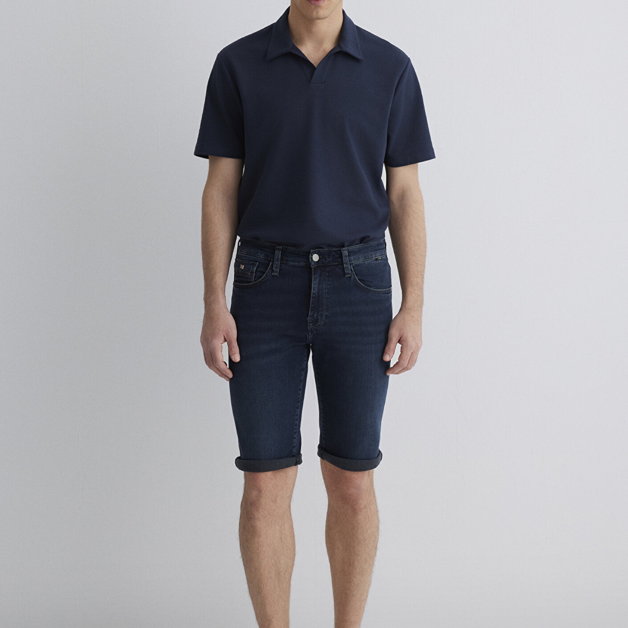 Mavi Nicholas Mavi Premium Gece Mavisi Jean Şort 0416087141