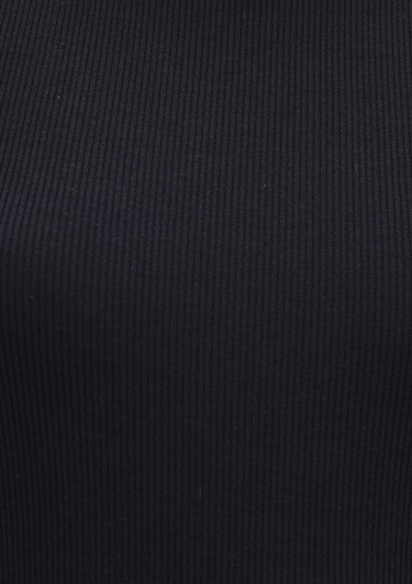  Mavi Halter Yaka Siyah Basic Atlet Slim Fit / Dar Kesim 1612462-900