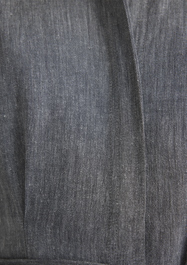  Mavi Keten Karışımlı Gri Elbise 1310510-87033