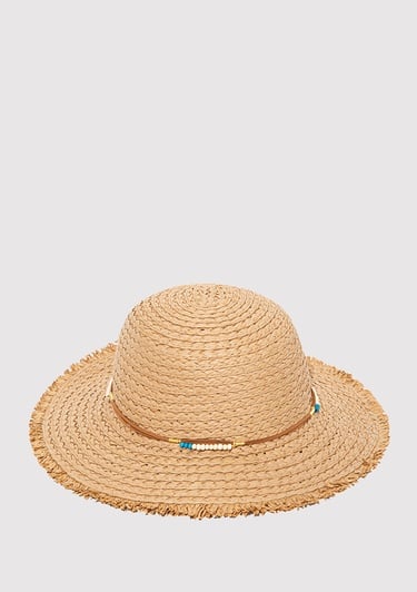  Mavi Kahverengi Hasır Şapka 1912320-70185