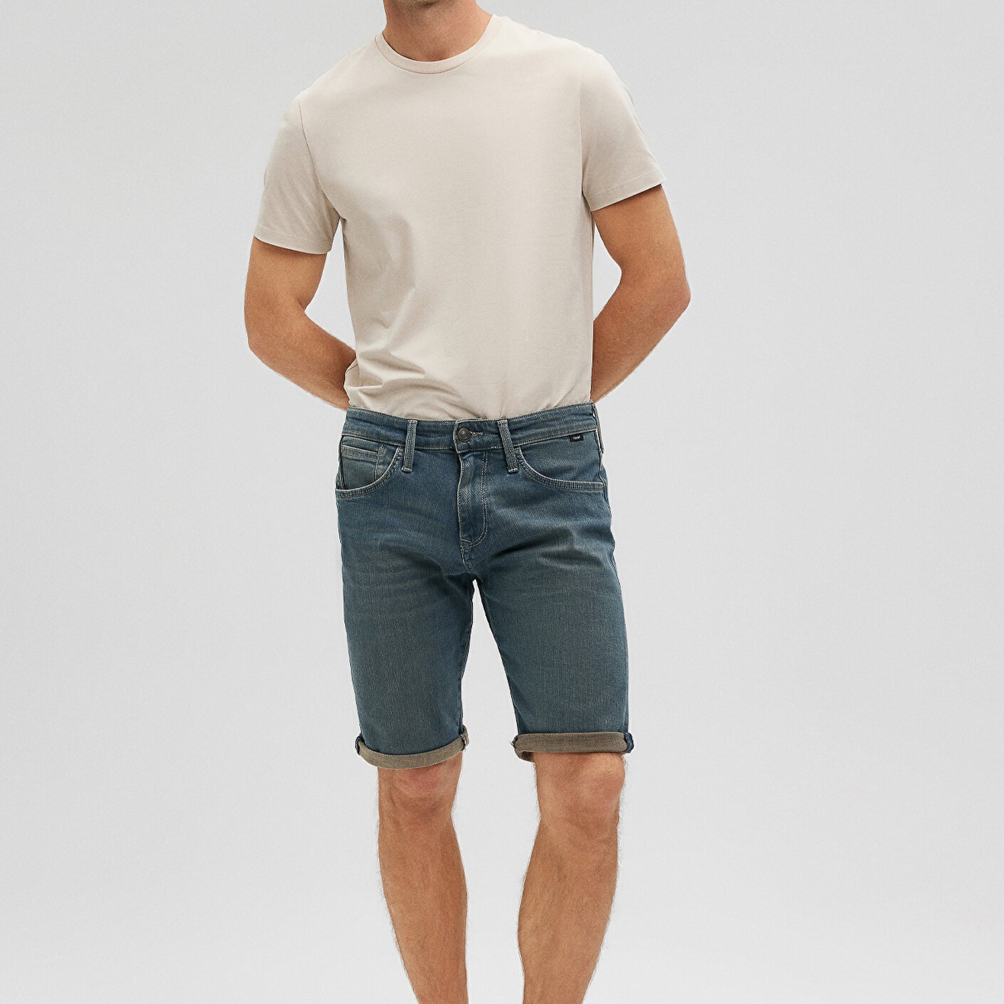 Mavi Tim Mavi Black Puslu Mavi Jean Şort 0428487151