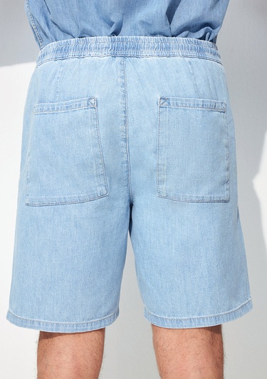  Mavi Dayton Casual Buz Mavi Jean Şort 0410093-86945