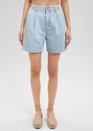 Mavi Mandy Akdeniz Açık Mavi Jean Şort 1410121-87997
