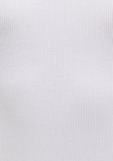  Mavi Halter Yaka Beyaz Basic Atlet Slim Fit / Dar Kesim 1612462-620