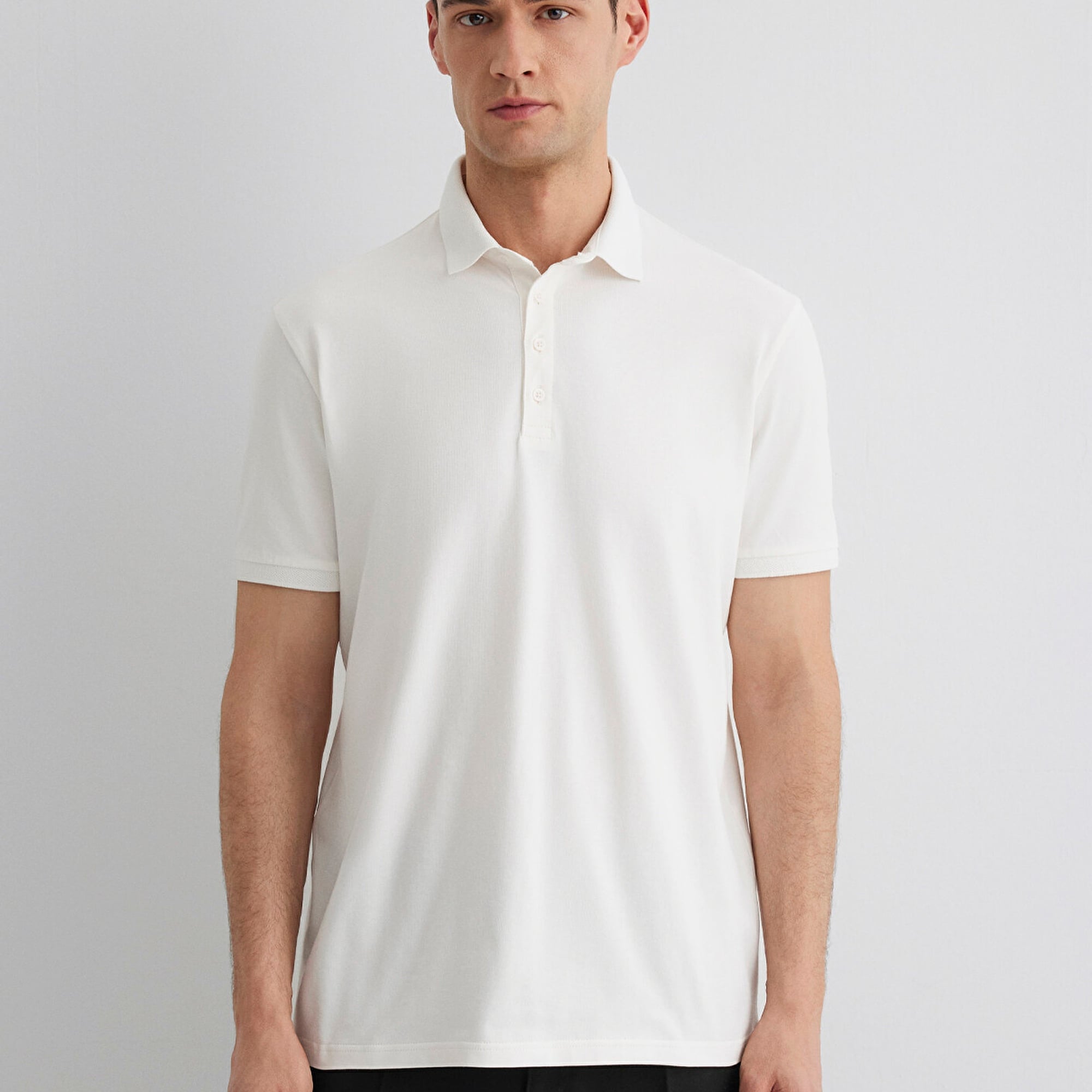 Mavi Beyaz Polo Tişört Regular Fit / Normal Kesim 0612011-70057