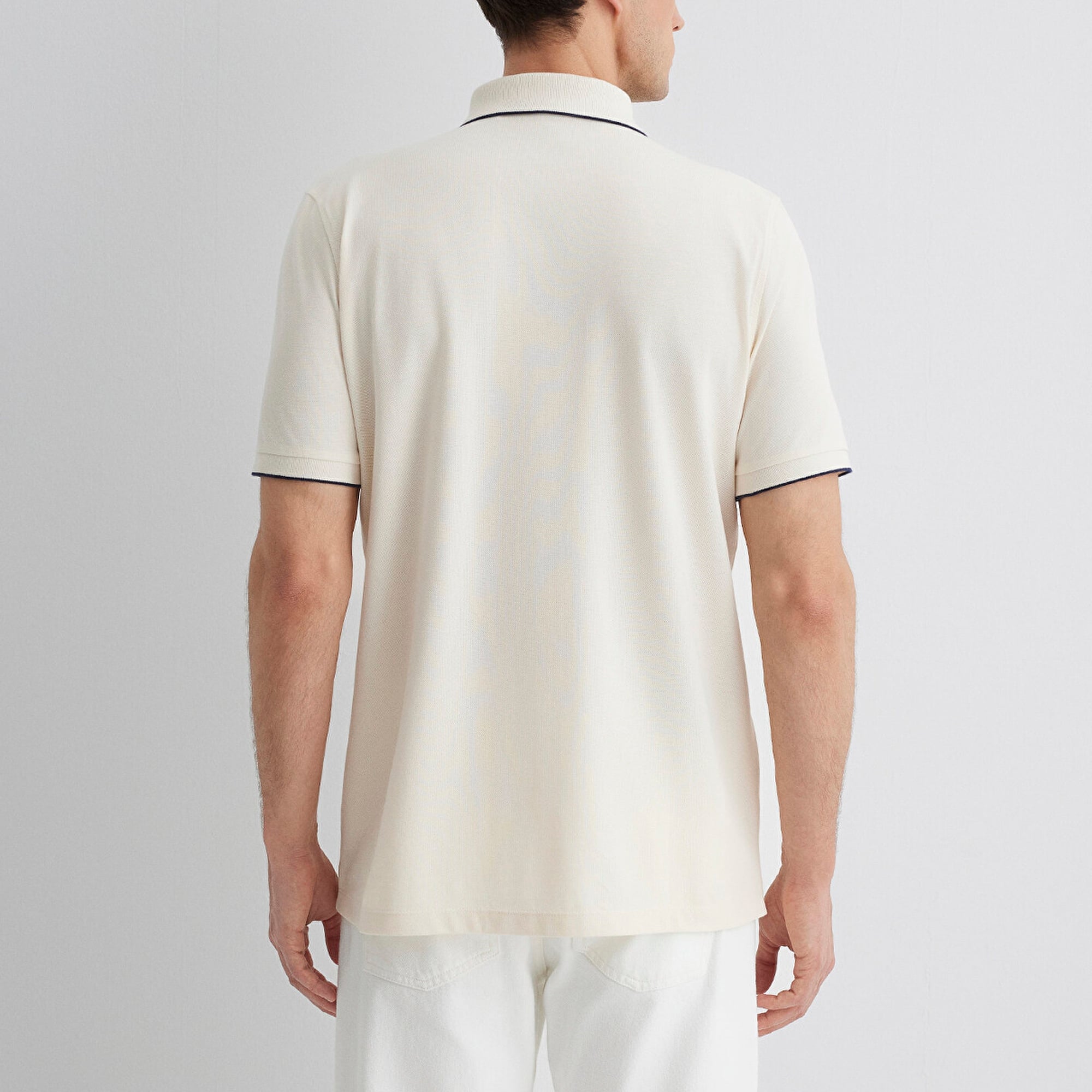 Mavi Beyaz Polo Tişört Regular Fit / Normal Kesim 0611902-70057