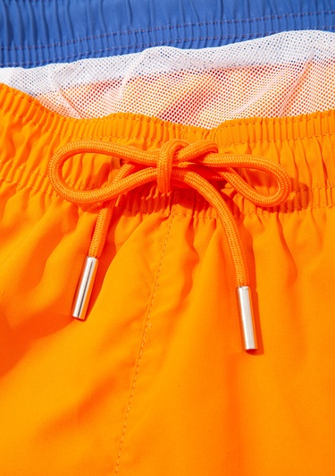  Mavi İndigo Turtles Turuncu Deniz Şortu 0911483-71385