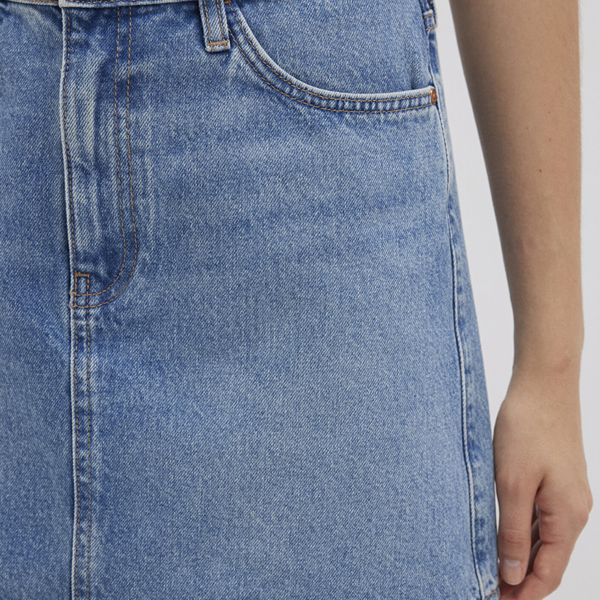 Mavi Bailey Real Blue Gölgeli Indigo Mavisi Jean Etek 1310204-87098