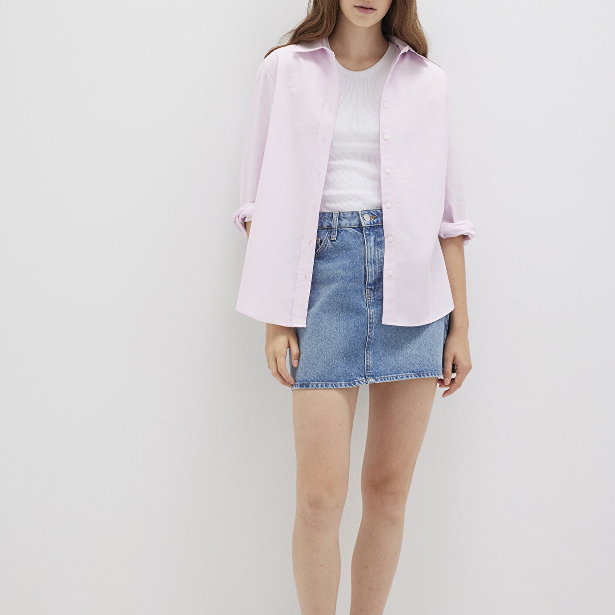 Mavi Bailey Real Blue Gölgeli Indigo Mavisi Jean Etek 1310204-87098