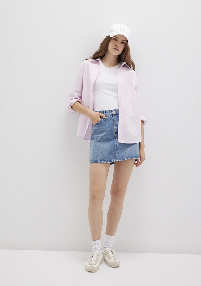  Mavi Bailey Real Blue Gölgeli Indigo Mavisi Jean Etek 1310204-87098