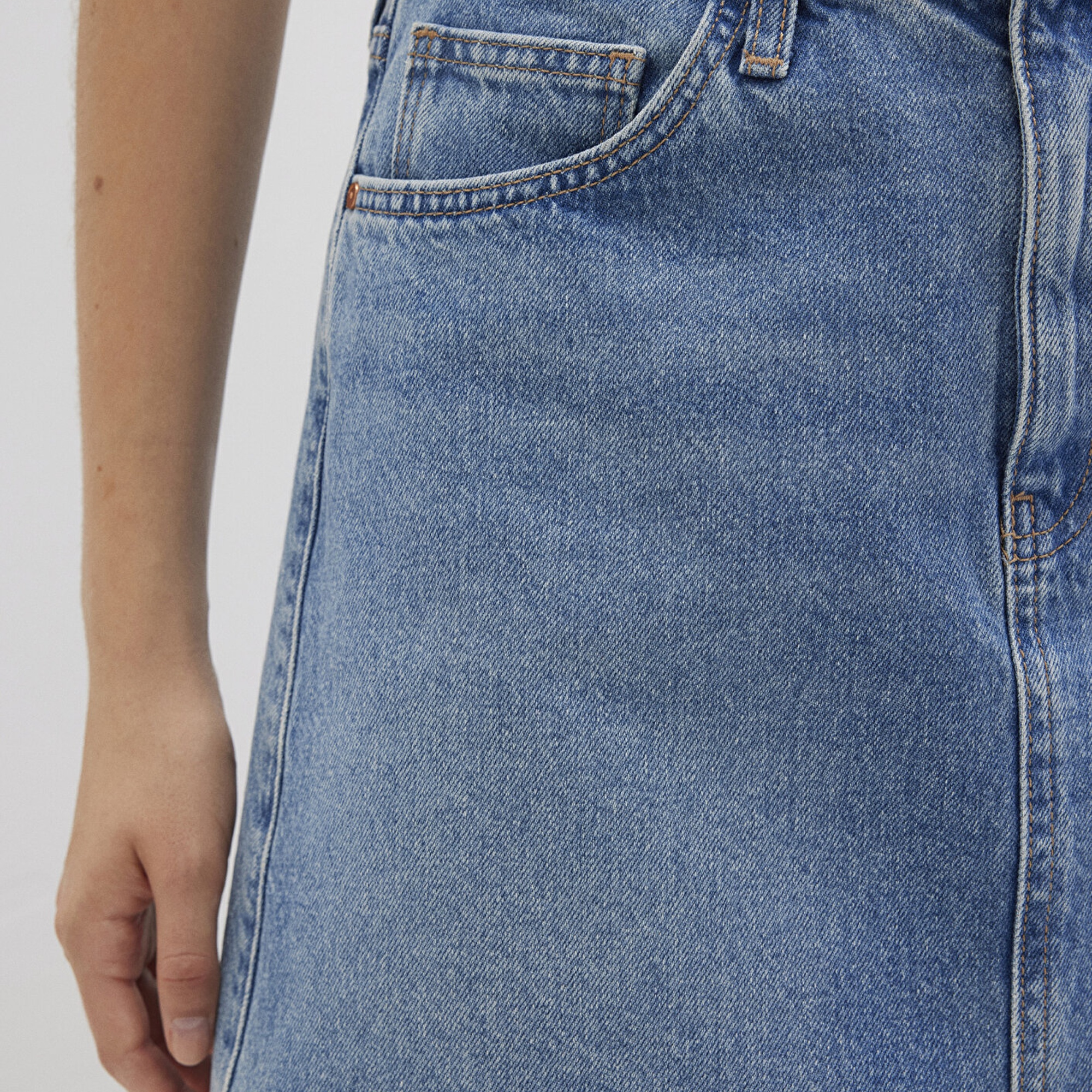 Mavi Bailey Real Blue Gölgeli Indigo Mavisi Jean Etek 1310204-87098